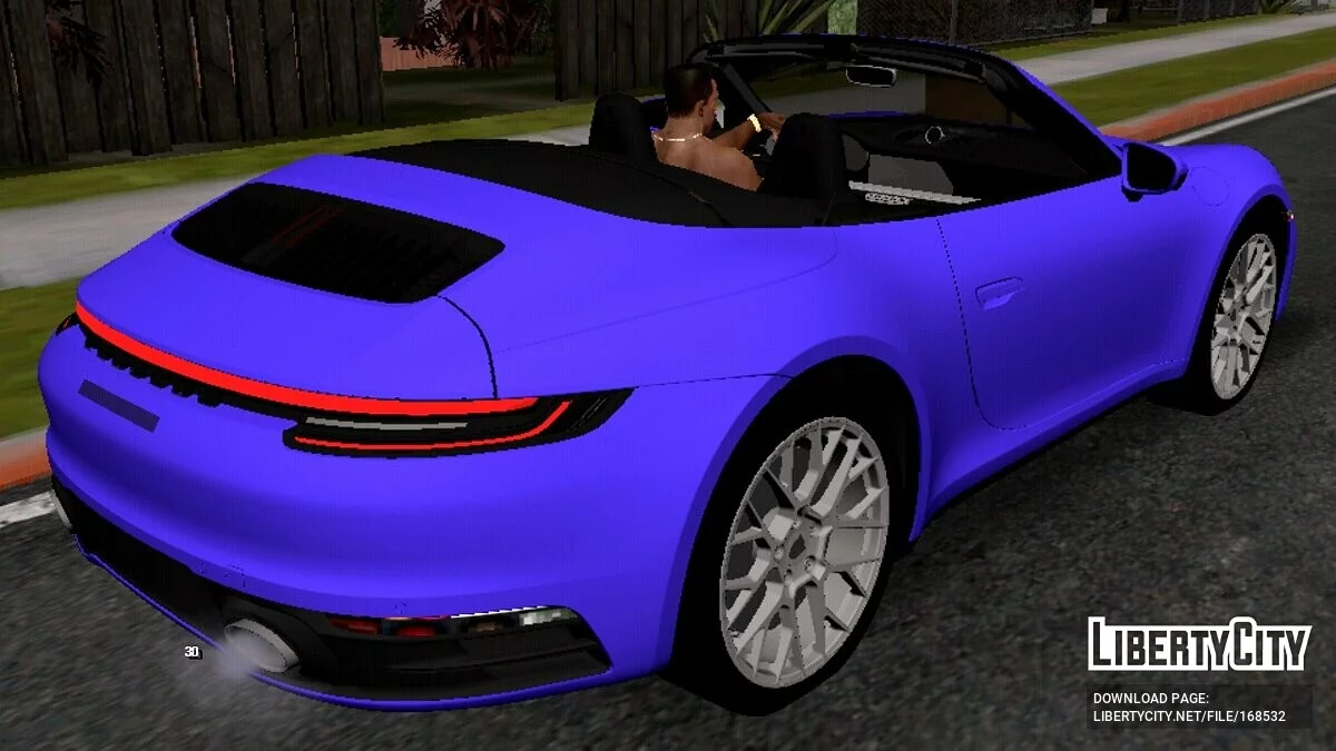 Porsche 911 Cabriolet (только DFF) / GTA San Andreas (iOS, Android)