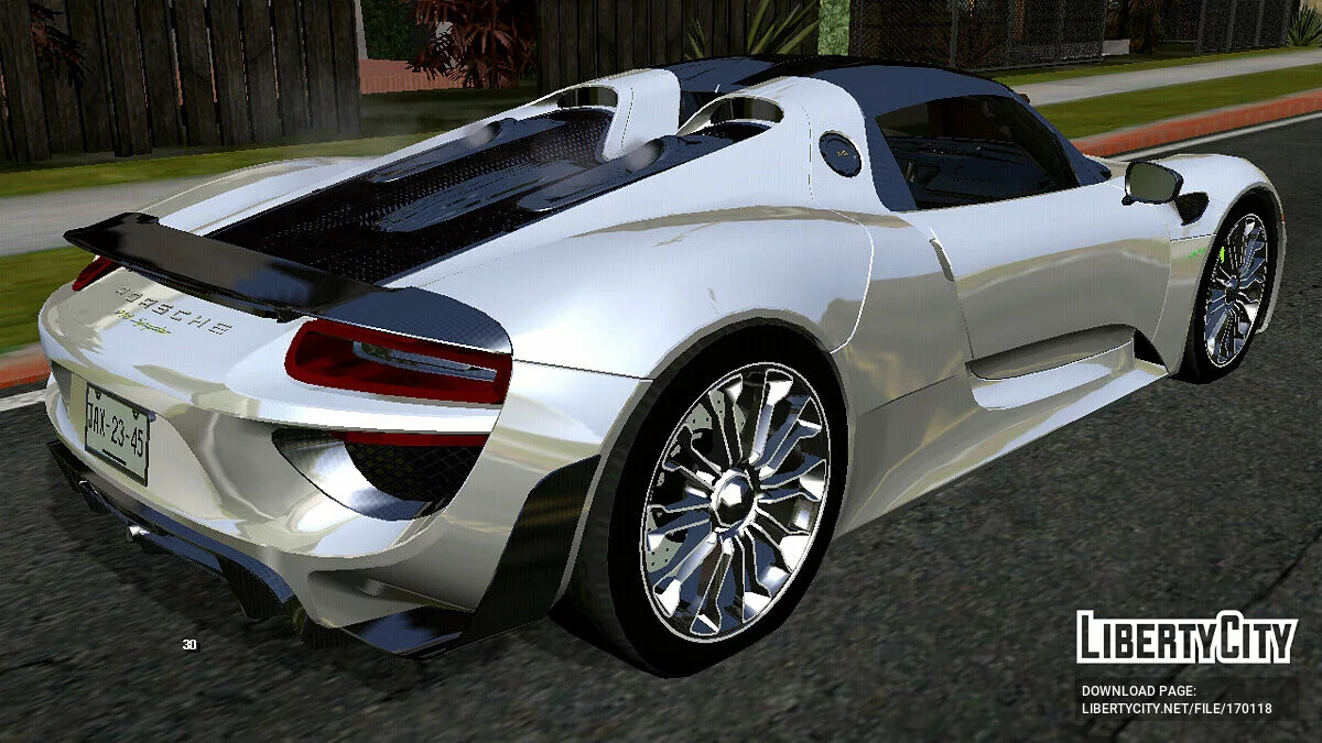Porsche 918 Spyder (только DFF) / GTA San Andreas (iOS, Android)