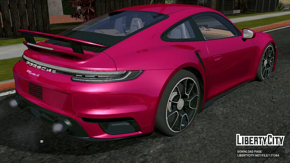Porsche 911 Turbo S 2022 (только DFF) / GTA San Andreas (iOS, Android)