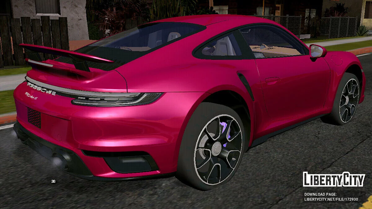 Porsche 911 Turbo S 2022 (только DFF) / GTA San Andreas (iOS, Android)