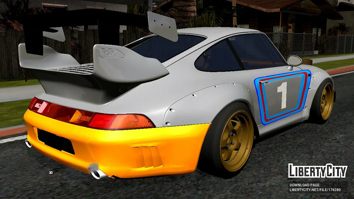 Porsche RWB estilo Martini (только DFF) / GTA San Andreas (iOS, Android)