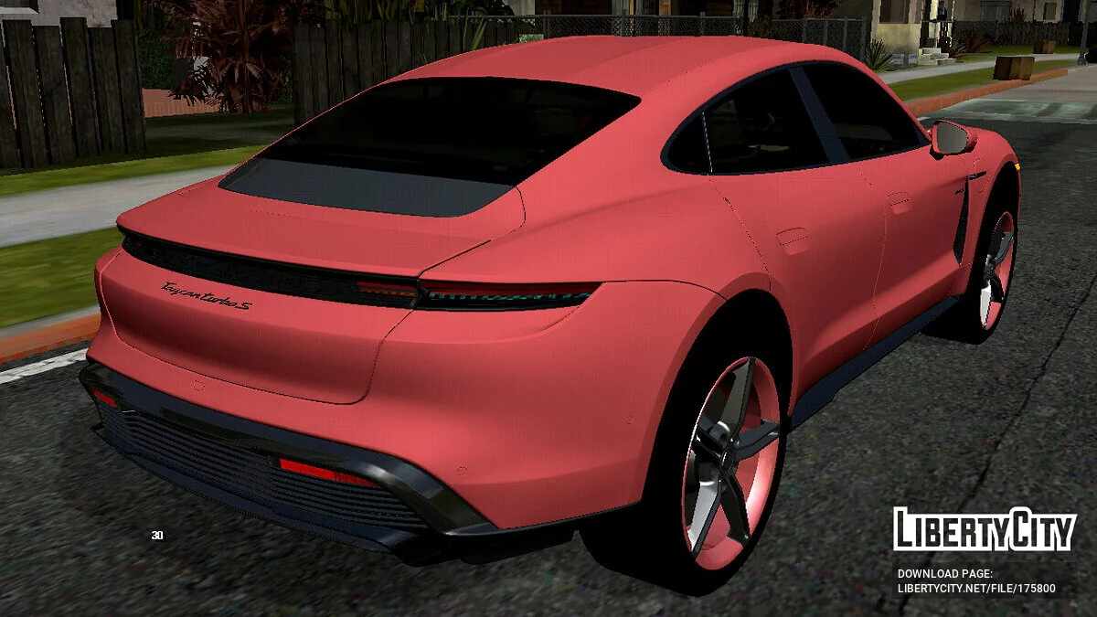 Porsche Taycan Turbo S 2020 (только DFF) / GTA San Andreas (iOS, Android)