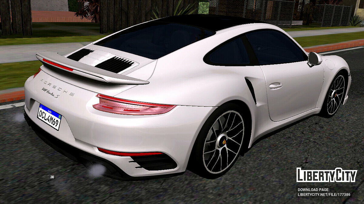 Скачать 2019 Porsche 911 Turbo S (только DFF) для GTA San Andreas (iOS,  Android)