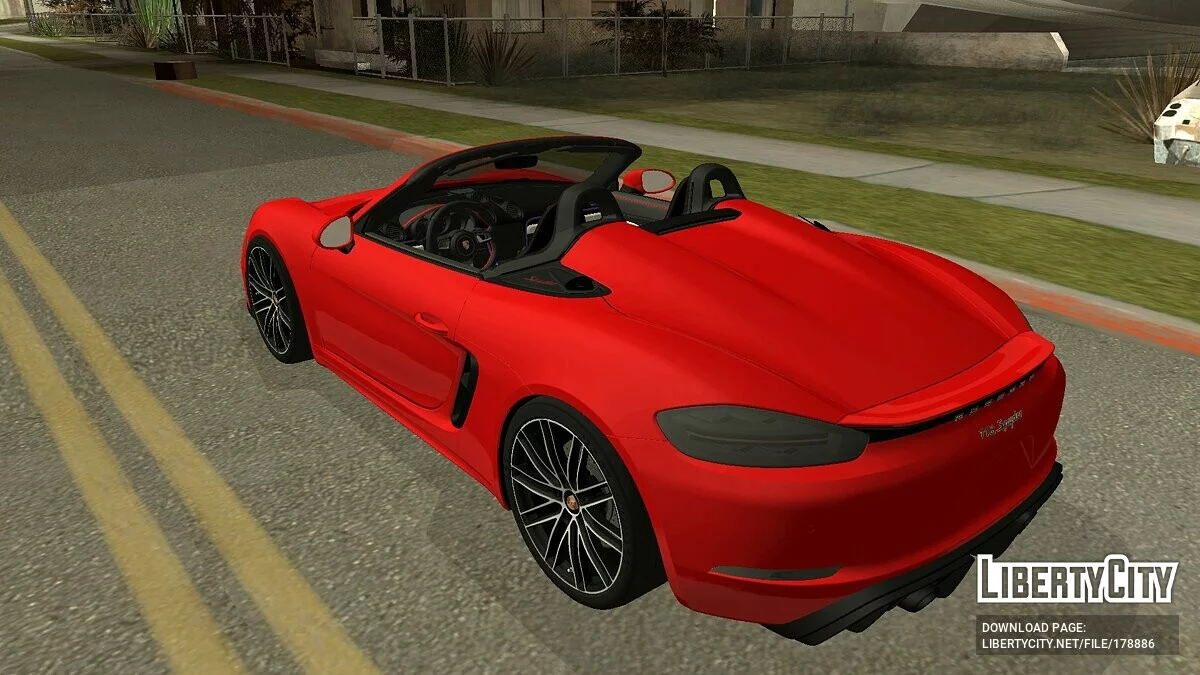 Porsche 718 Boxster Spyder 2020 / GTA San Andreas (iOS, Android)
