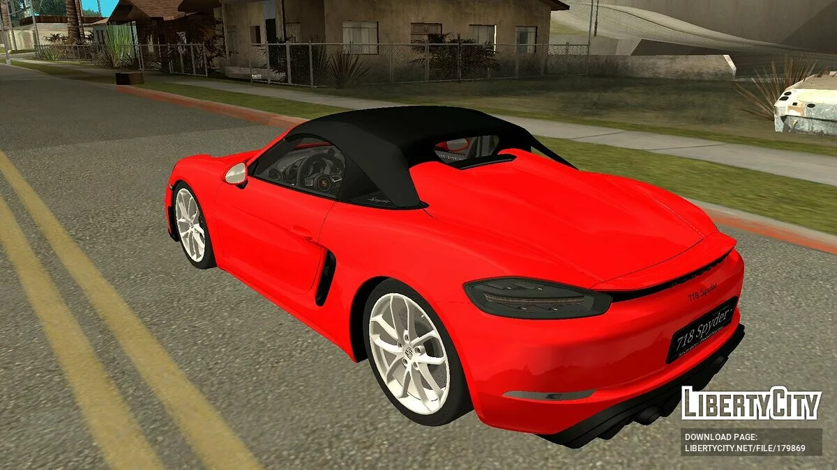 Porsche 718 Boxter Spyder 2020 / GTA San Andreas (iOS, Android)