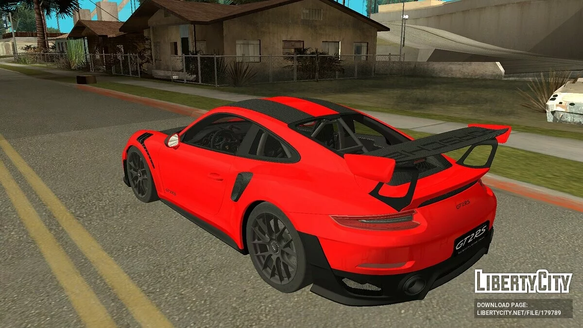 Porsche 911 GT2 RS 2017 / GTA San Andreas (iOS, Android)