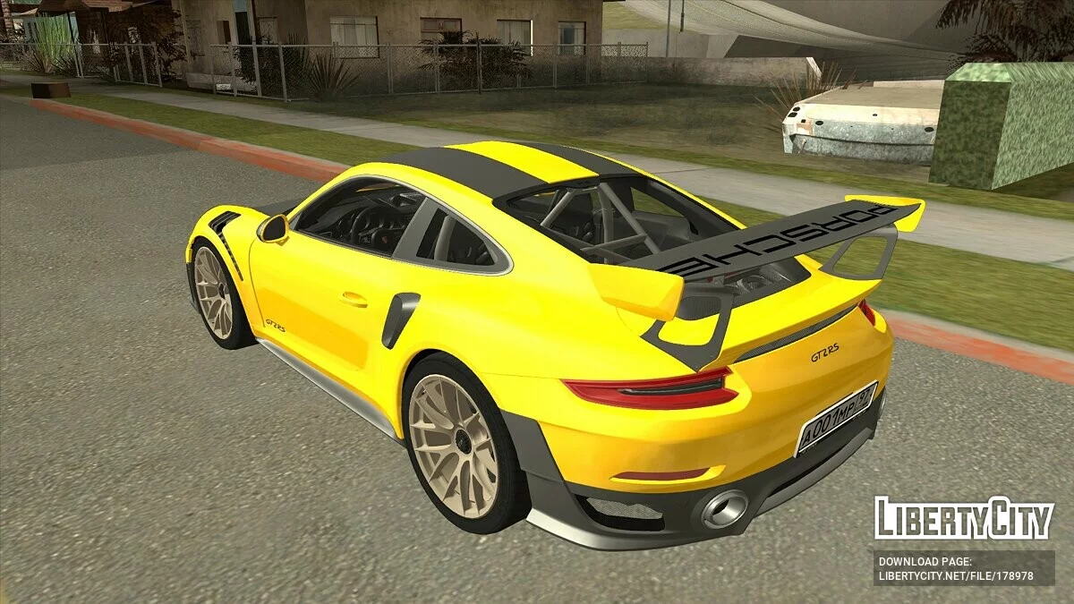 Porsche 911 GT2RS 2017 / GTA San Andreas (iOS, Android)