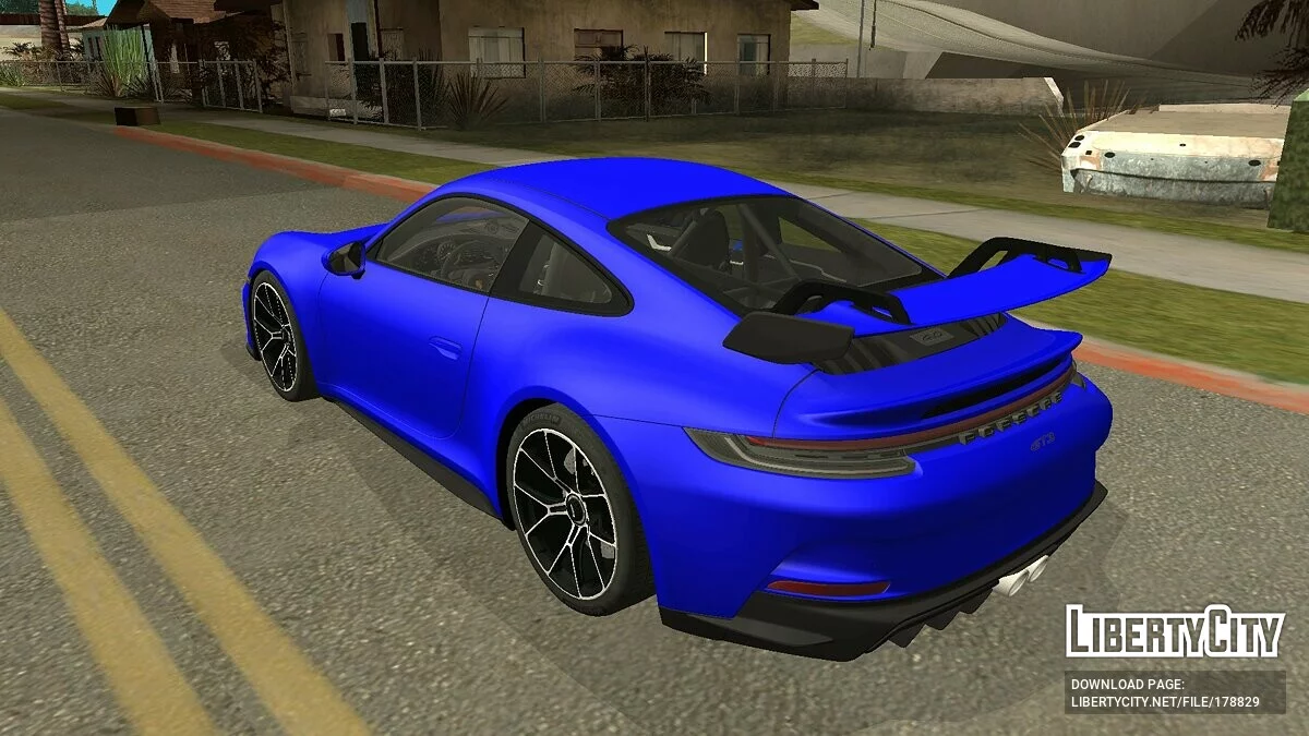 Porsche 911 GT3 2021 / GTA San Andreas (iOS, Android)