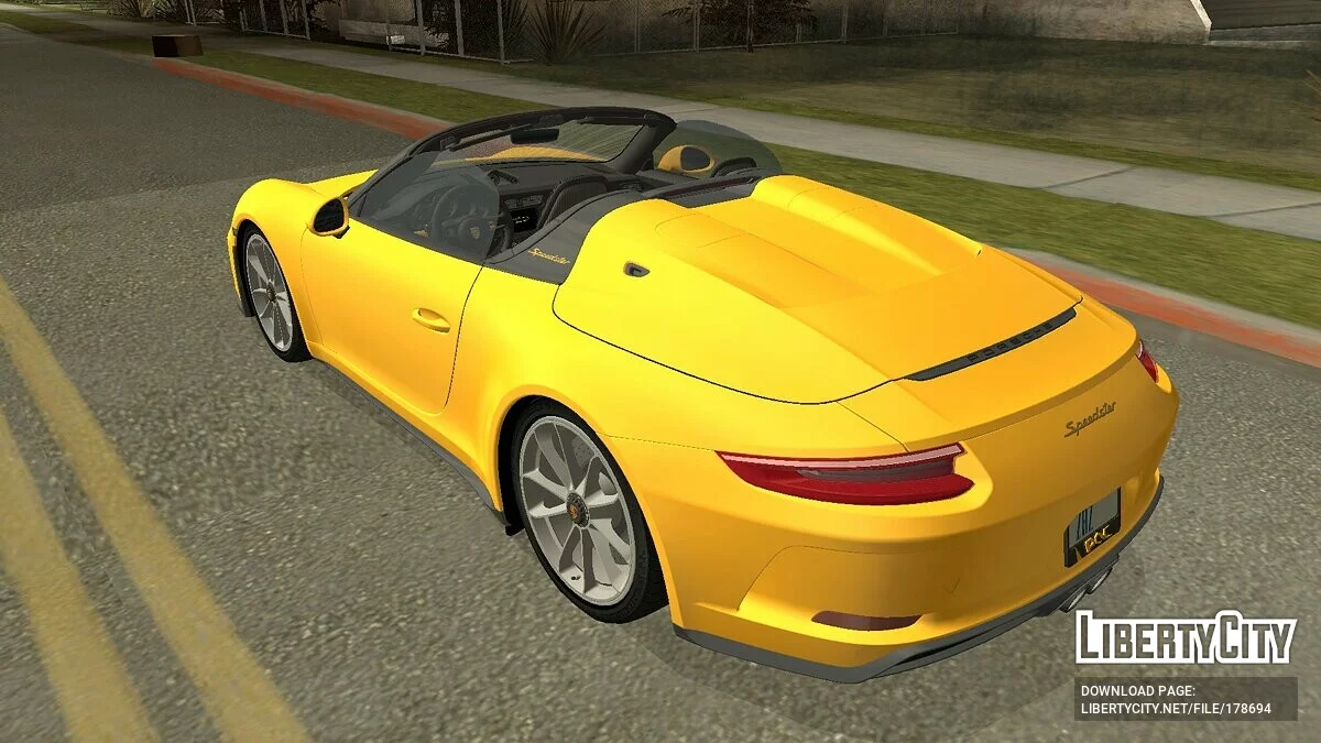 Porsche 911 Speedster 2020 / GTA San Andreas (iOS, Android)