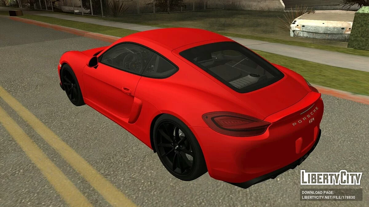 Porsche Cayman GT4 2016 / GTA San Andreas (iOS, Android)