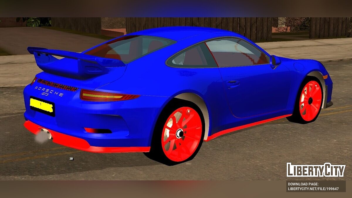 Скачать Porsche 911 (только DFF) для GTA San Andreas (iOS, Android)