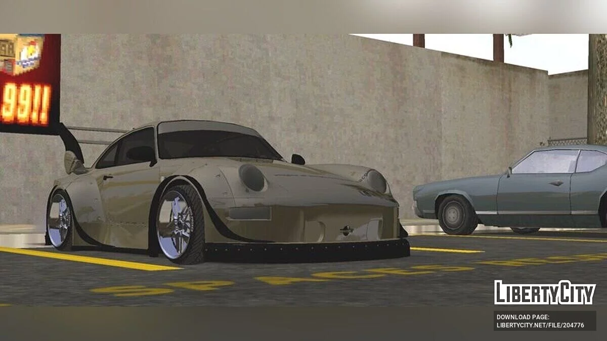 Porsche 993 RWB / GTA San Andreas (iOS, Android)