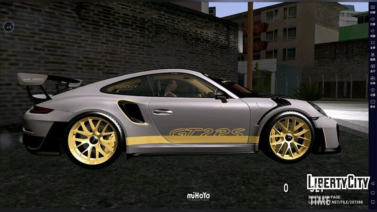Porsche GT2RS MANHART TR900 / GTA San Andreas (iOS, Android)