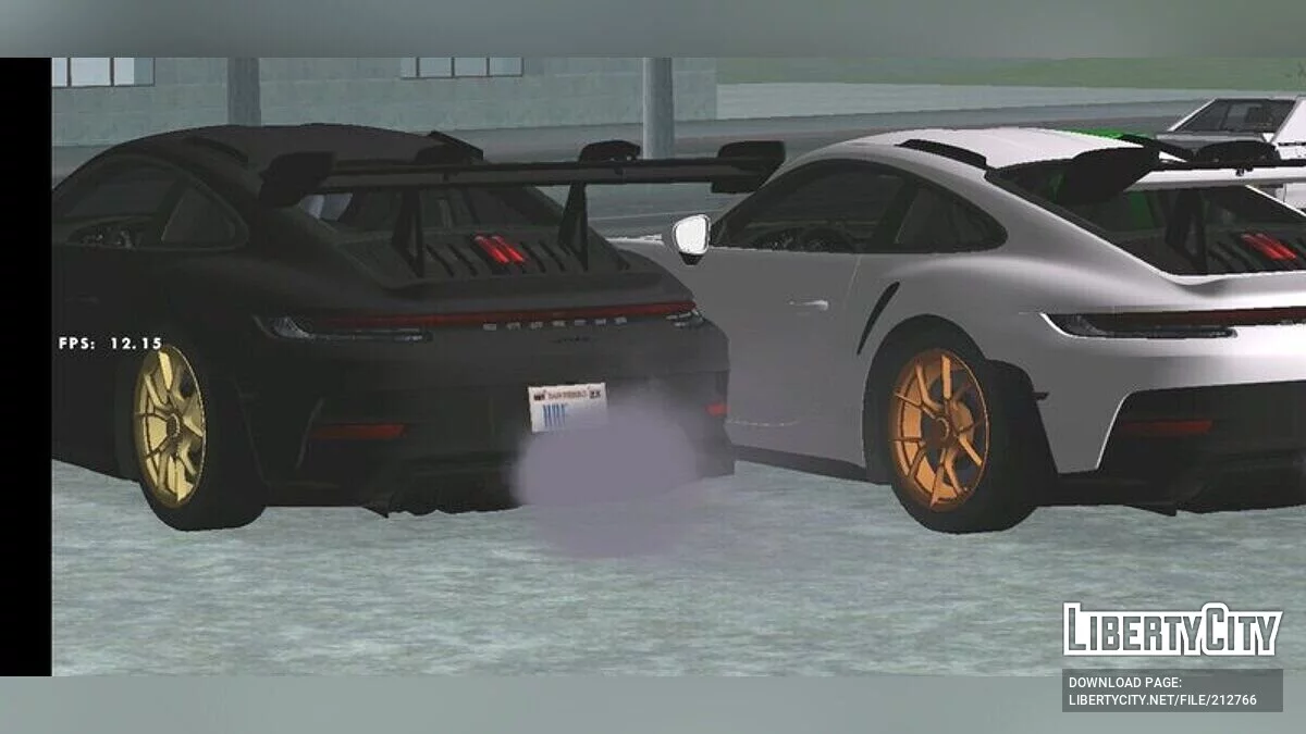 Porsche 911 (992) GT3 RS / GTA San Andreas (iOS, Android)