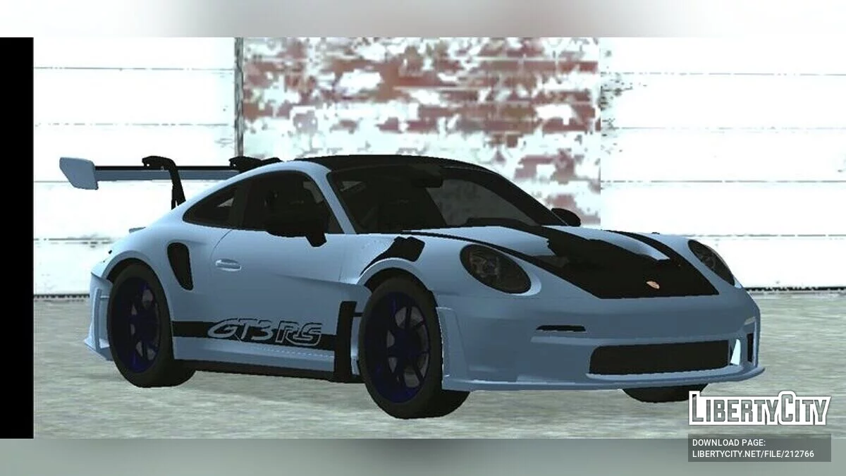 Porsche 911 (992) GT3 RS / GTA San Andreas (iOS, Android)
