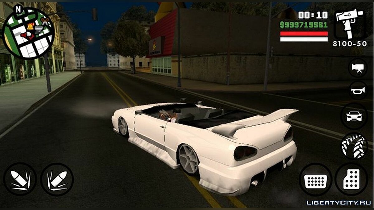 Скачать Elegy без крыши для GTA San Andreas (iOS, Android)