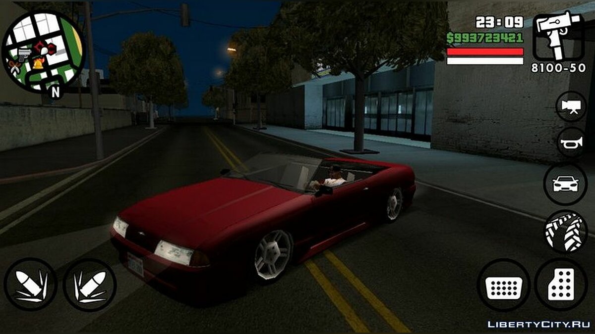 Скачать Elegy без крыши для GTA San Andreas (iOS, Android)