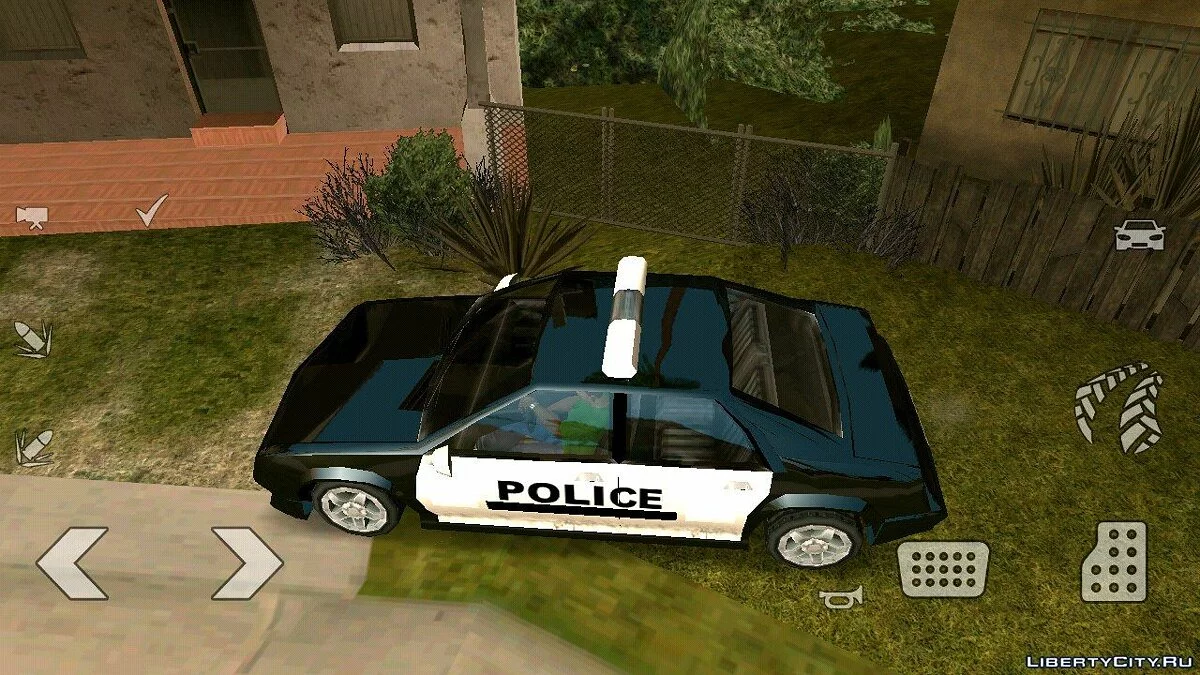 Полицейский четырёхдверный BUFFALO / GTA San Andreas (iOS, Android)