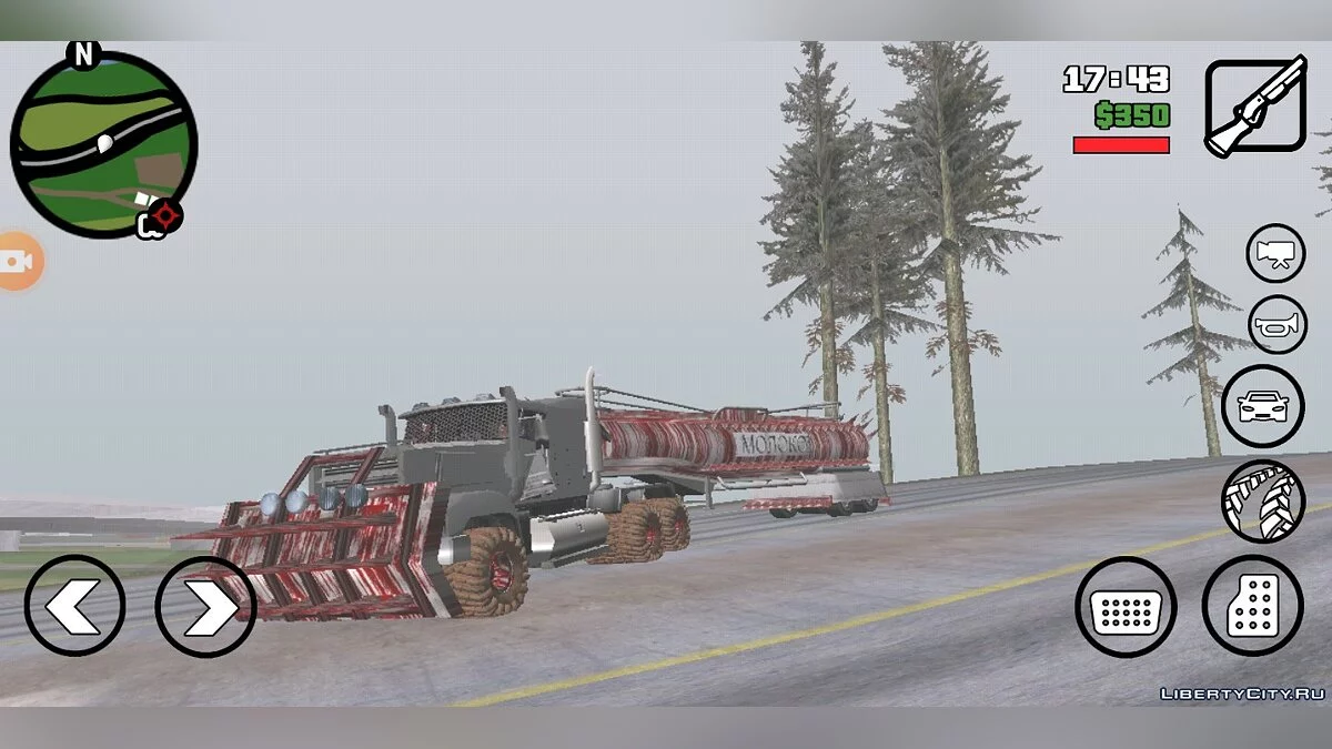 Camion Trailer Anti-Zombies / GTA San Andreas (iOS, Android)