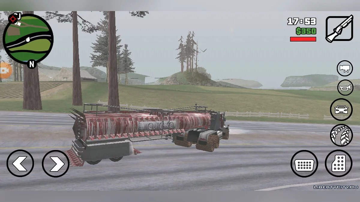 Camion Trailer Anti-Zombies / GTA San Andreas (iOS, Android)
