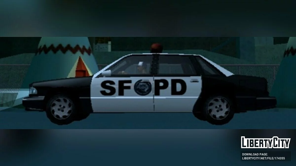 Улучшенные полицейские автомобили / GTA San Andreas (iOS, Android)