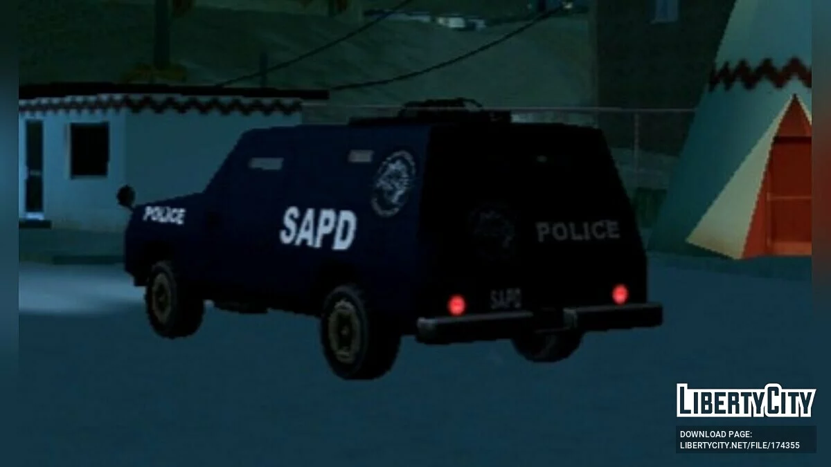 Улучшенные полицейские автомобили / GTA San Andreas (iOS, Android)