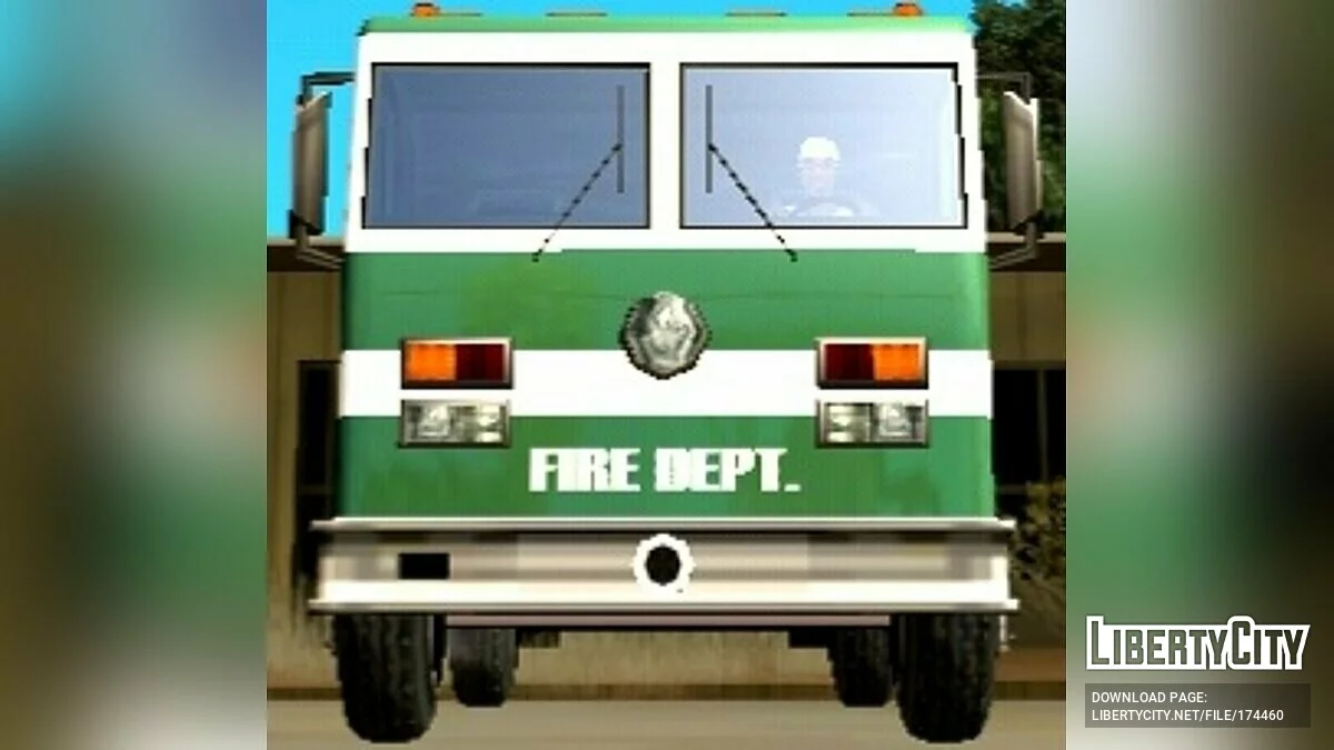 Улучшенные пожарные машины / GTA San Andreas (iOS, Android)