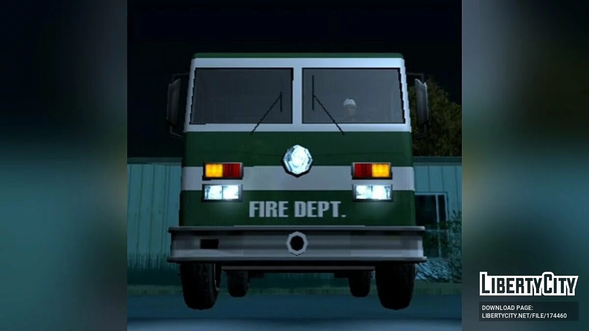 Улучшенные пожарные машины / GTA San Andreas (iOS, Android)