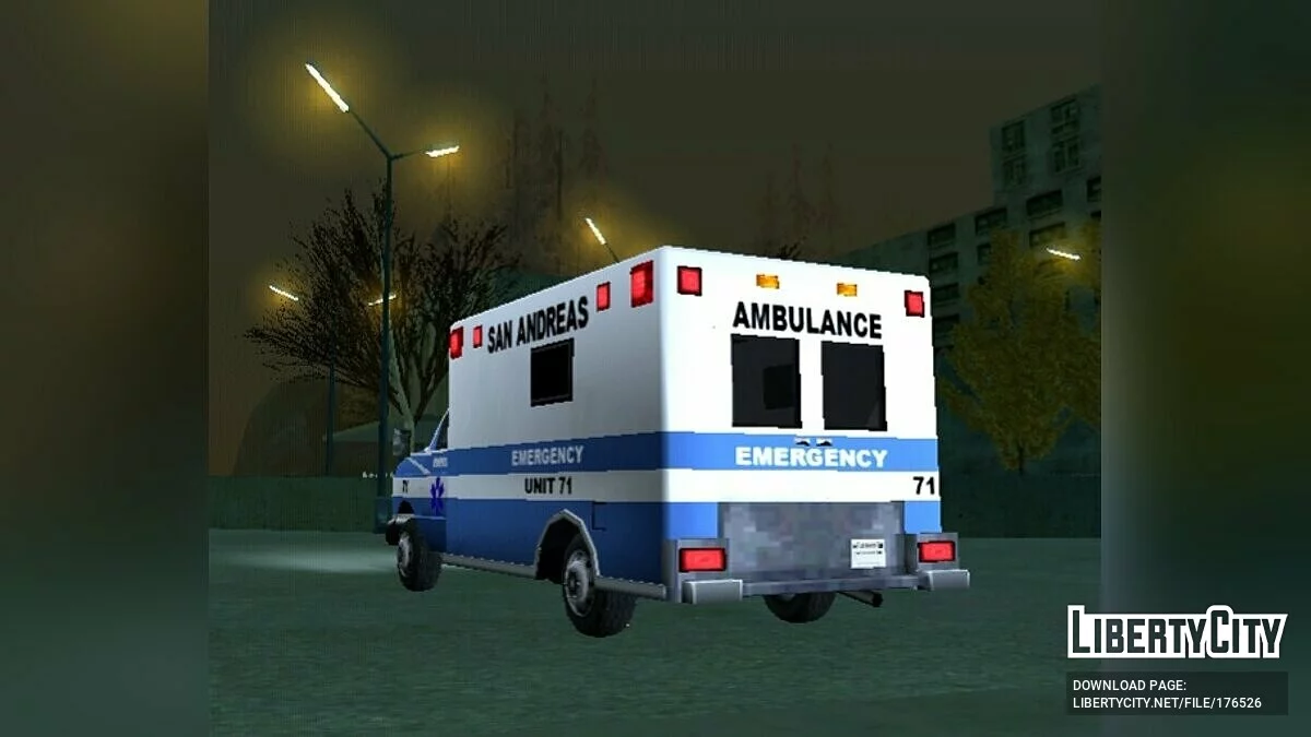 Улучшенные машины из службы спасения / GTA San Andreas (iOS, Android)