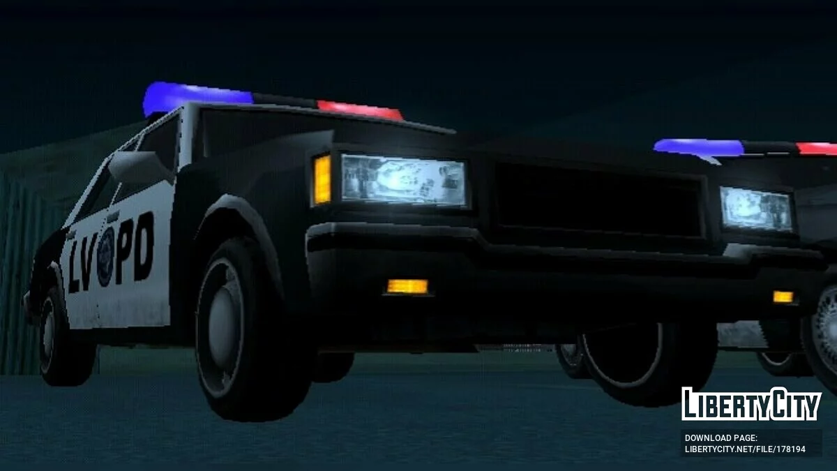 Обновлённые полицейские машины / GTA San Andreas (iOS, Android)