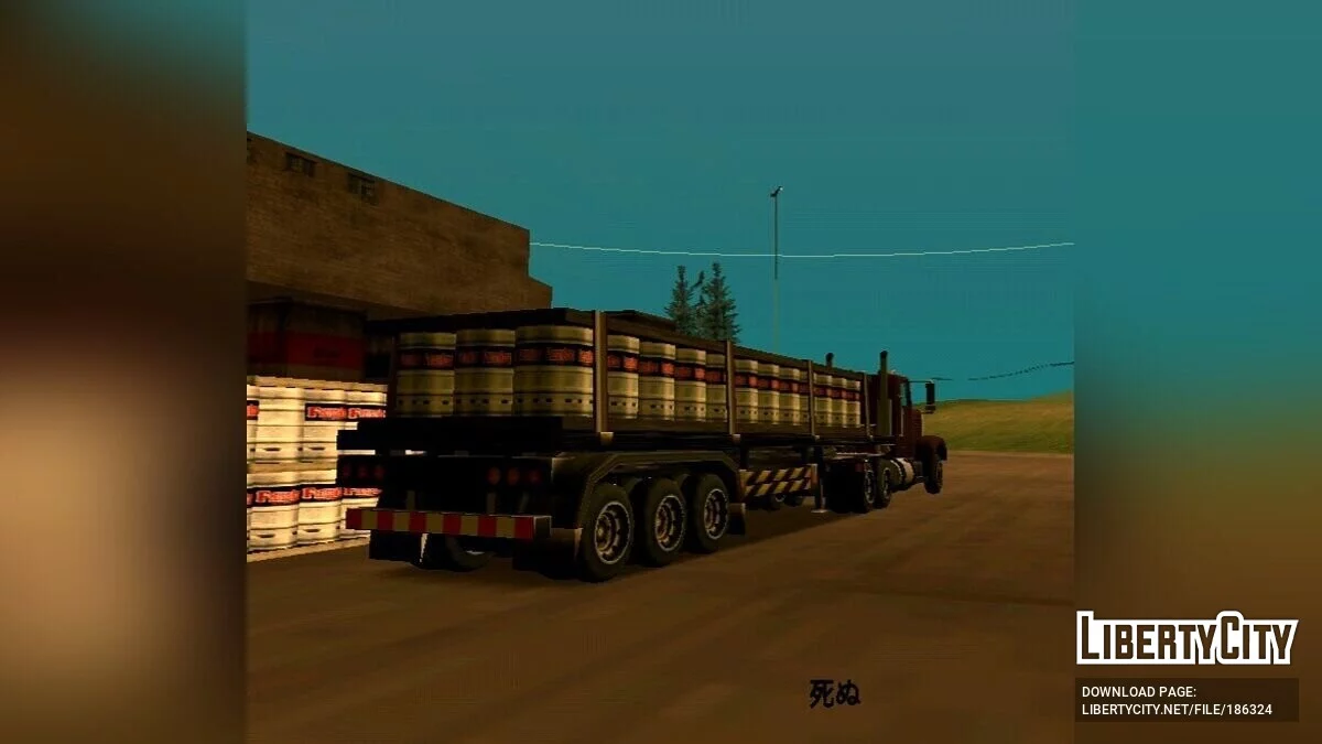 Обновлённый Packer + прицеп / GTA San Andreas (iOS, Android)