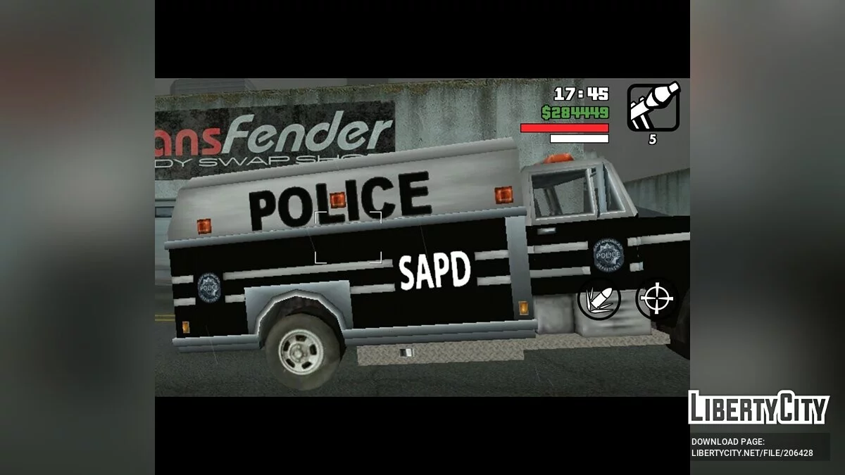 Enforcer в стиле GTA 3 / GTA San Andreas (iOS, Android)