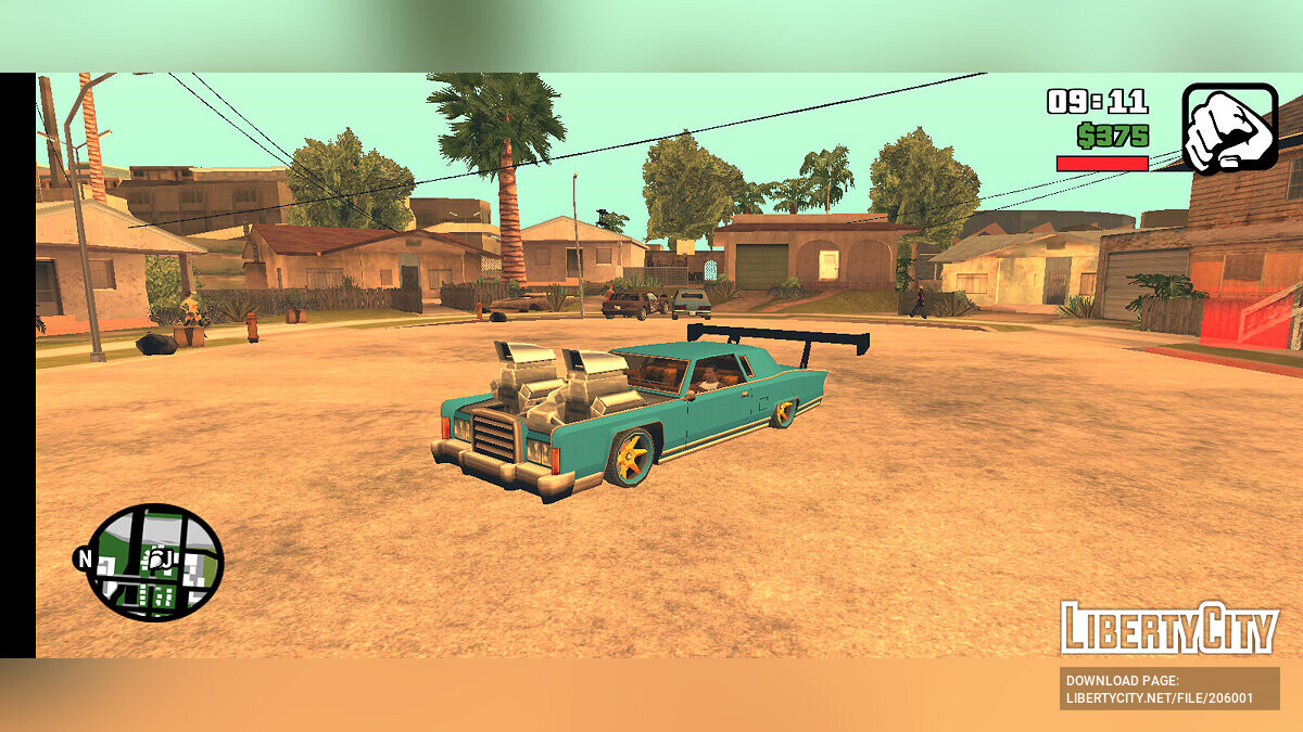 Переделанный стандартный транспорт для GTA San Andreas (iOS, Android): 119  машин на ГТА Сан Андреас (iOS, Андроид)