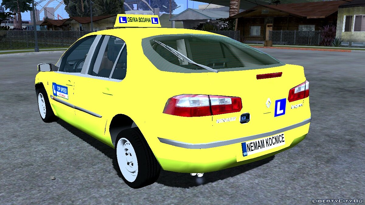 Скачать Renault Laguna Mk2 Top Speed Auto Škola для GTA San Andreas (iOS,  Android)