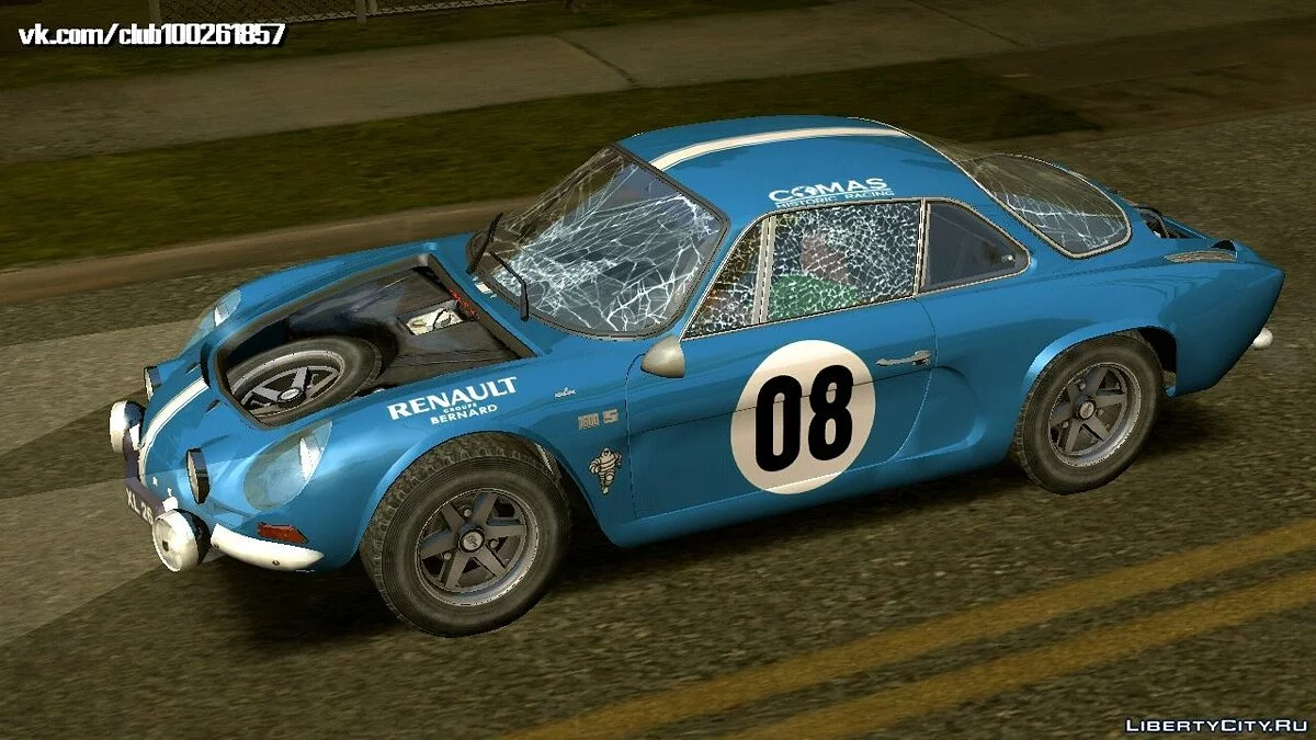 Renault Alpine A110 1600S-Rally / GTA San Andreas (iOS, Android)