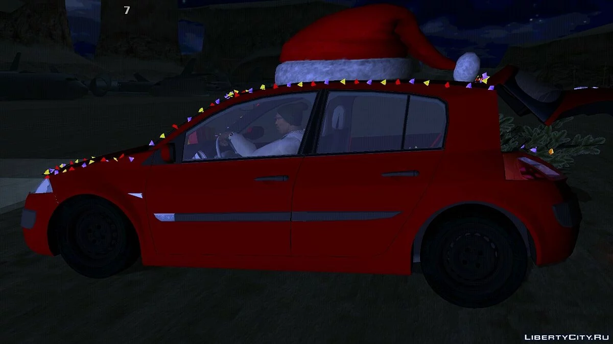 Renault Megane (Рождественская версия) / GTA San Andreas (iOS, Android)