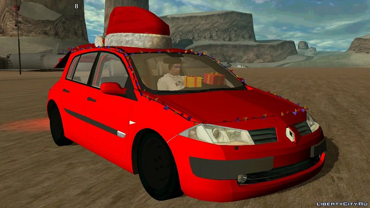 Renault Megane (Рождественская версия) / GTA San Andreas (iOS, Android)