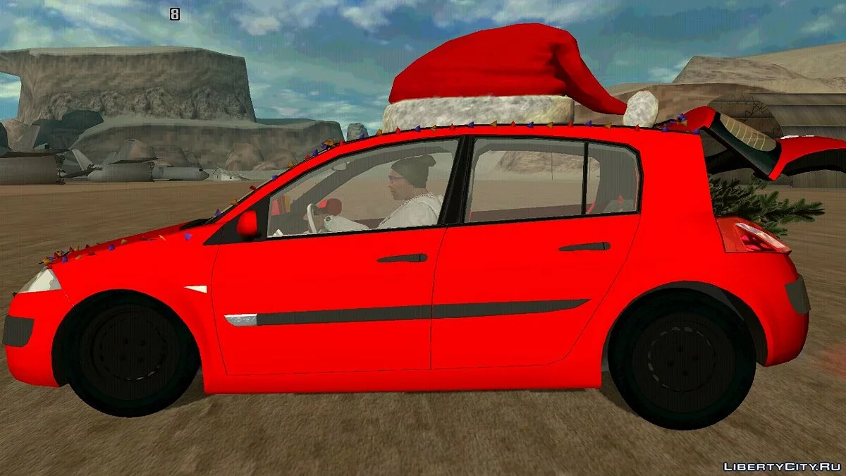 Renault Megane (Рождественская версия) / GTA San Andreas (iOS, Android)
