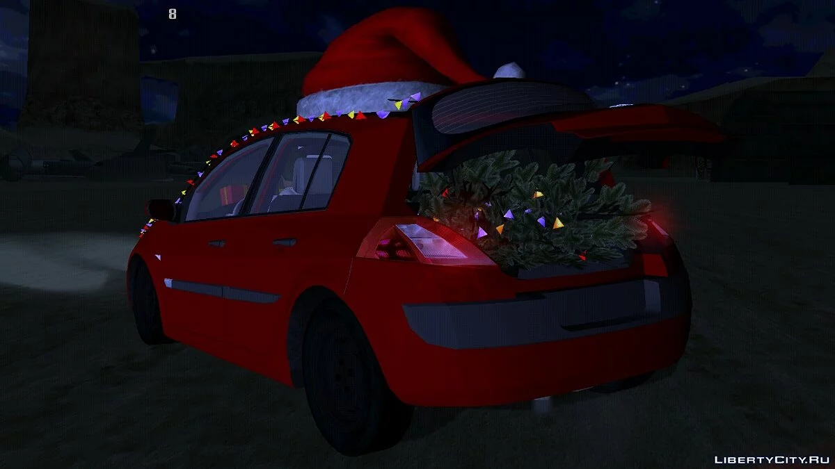 Renault Megane (Рождественская версия) / GTA San Andreas (iOS, Android)