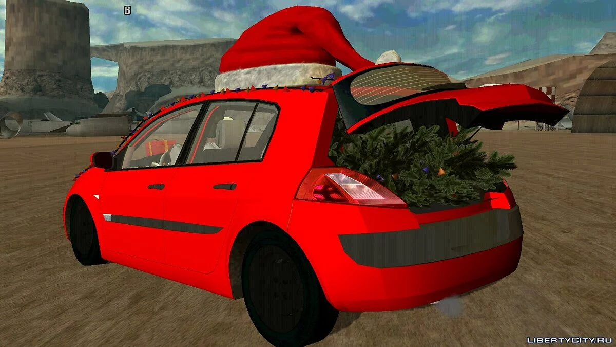 Renault Megane (Рождественская версия) / GTA San Andreas (iOS, Android)