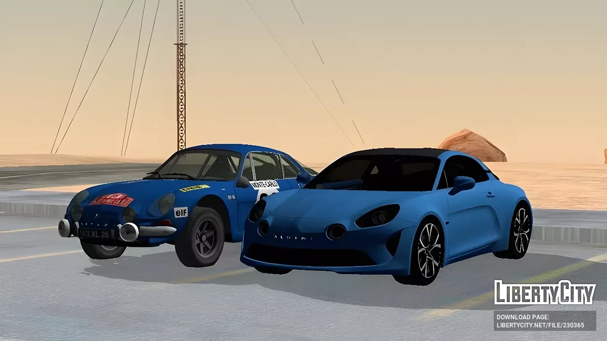 Alpine Renault A110 / GTA San Andreas (iOS, Android)