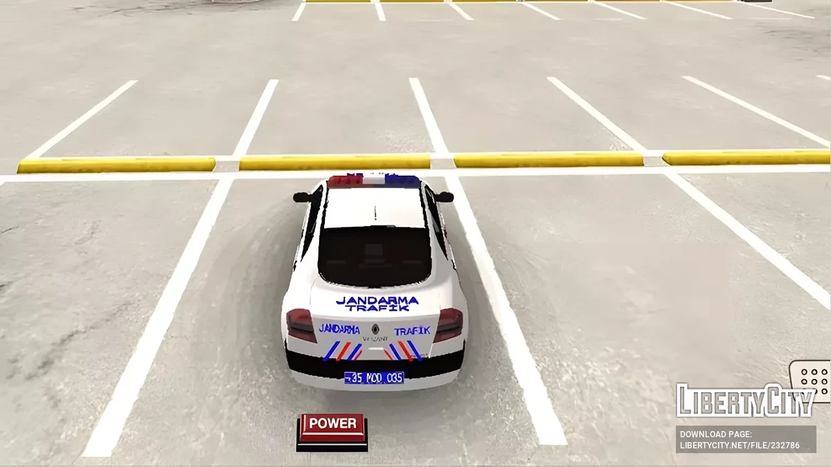 Renault Megane 2 Turkish Traffic Gendarmerie / GTA San Andreas (iOS, Android)