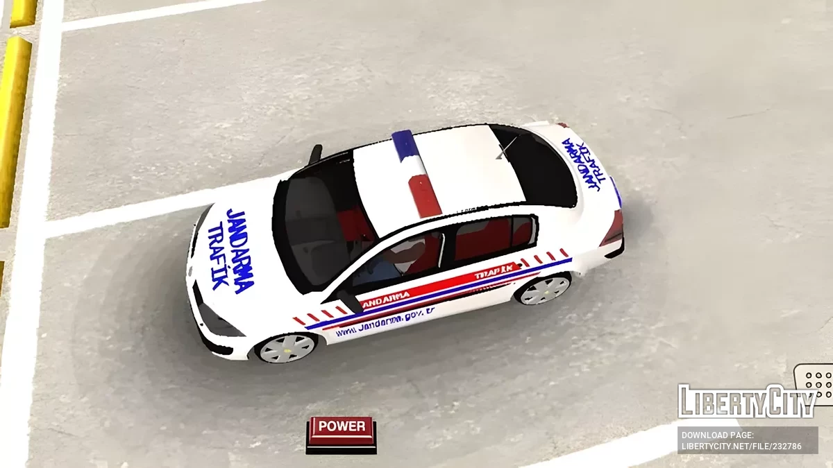 Renault Megane 2 Turkish Traffic Gendarmerie / GTA San Andreas (iOS, Android)