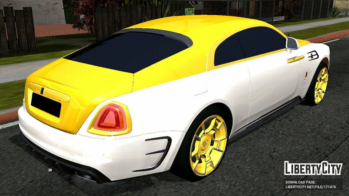 Rolls-Royce Wraith Mansory Golden (только DFF) / GTA San Andreas (iOS, Android)