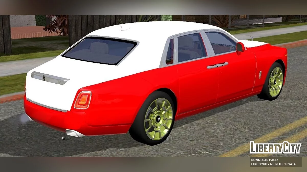 Rolls Royce Phantom VIII (только DFF) / GTA San Andreas (iOS, Android)