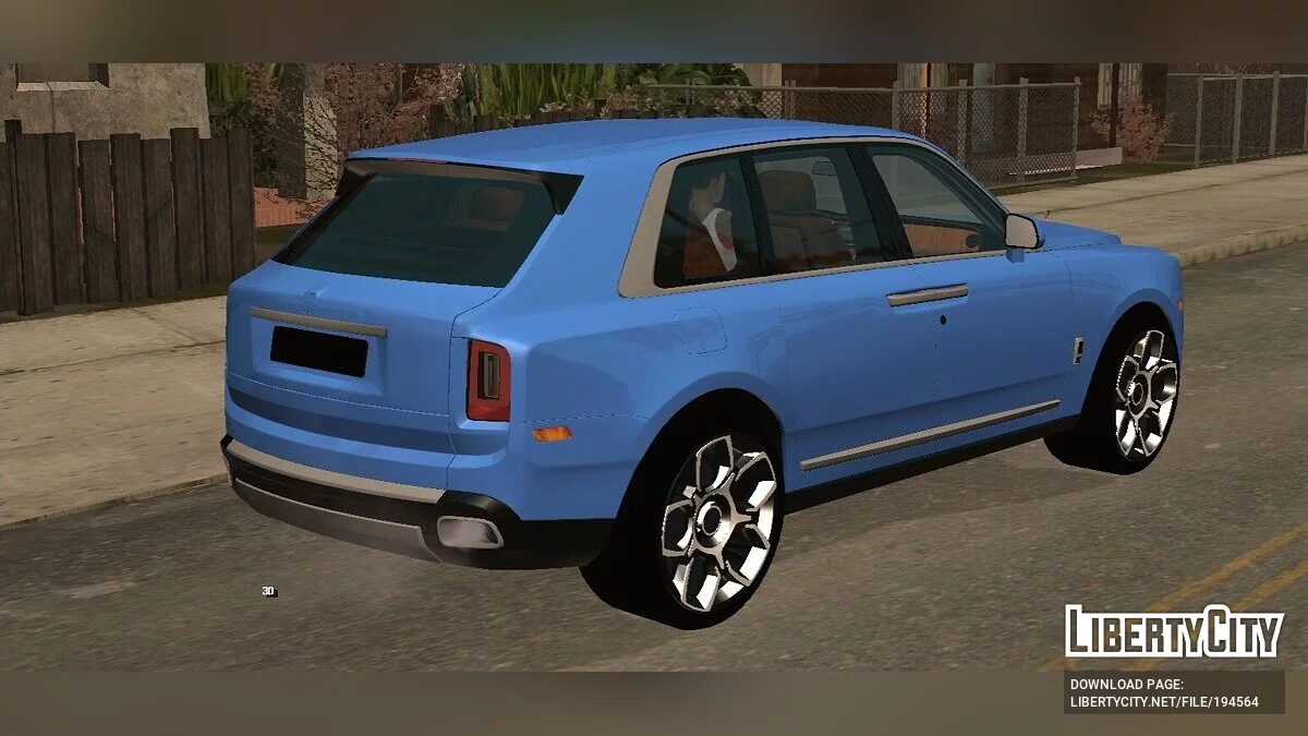 Rolls-Royce Cullinan Stock (только DFF) / GTA San Andreas (iOS, Android)