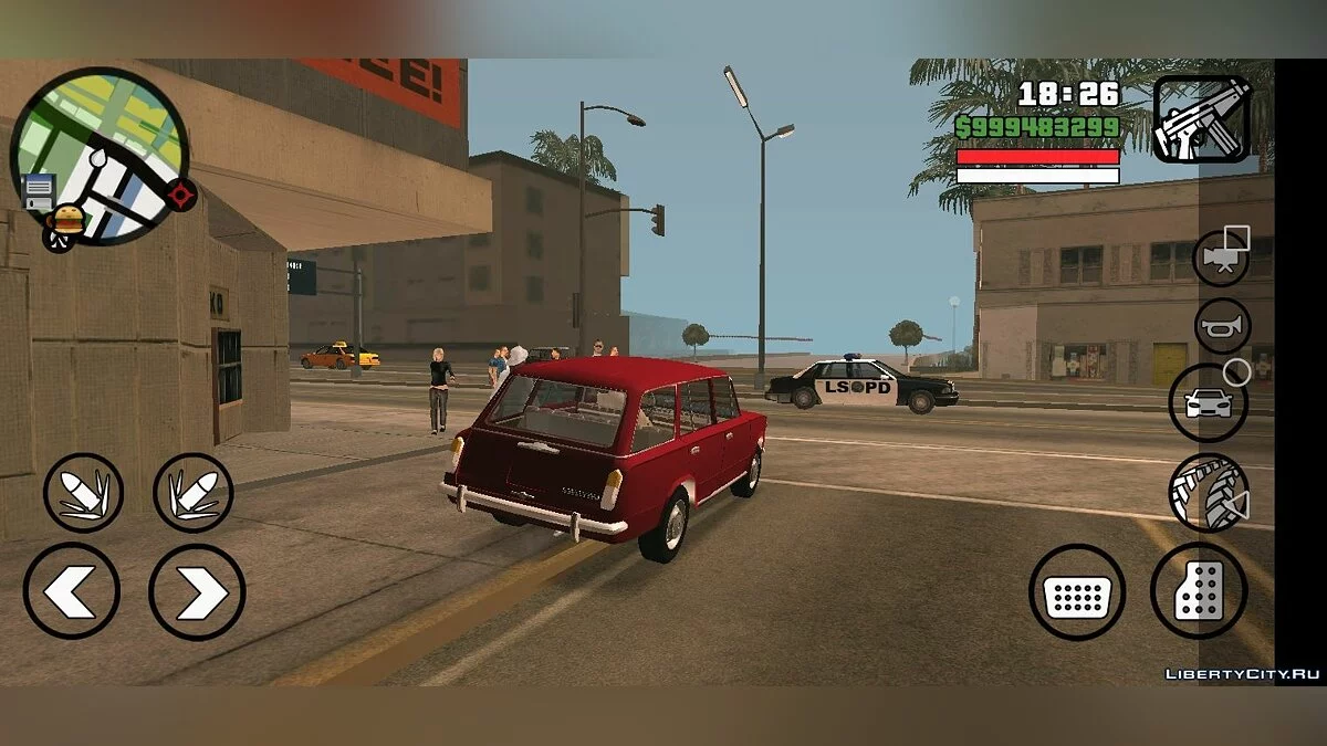 Lada Vaz 2102 for Mobile / GTA San Andreas (iOS, Android)