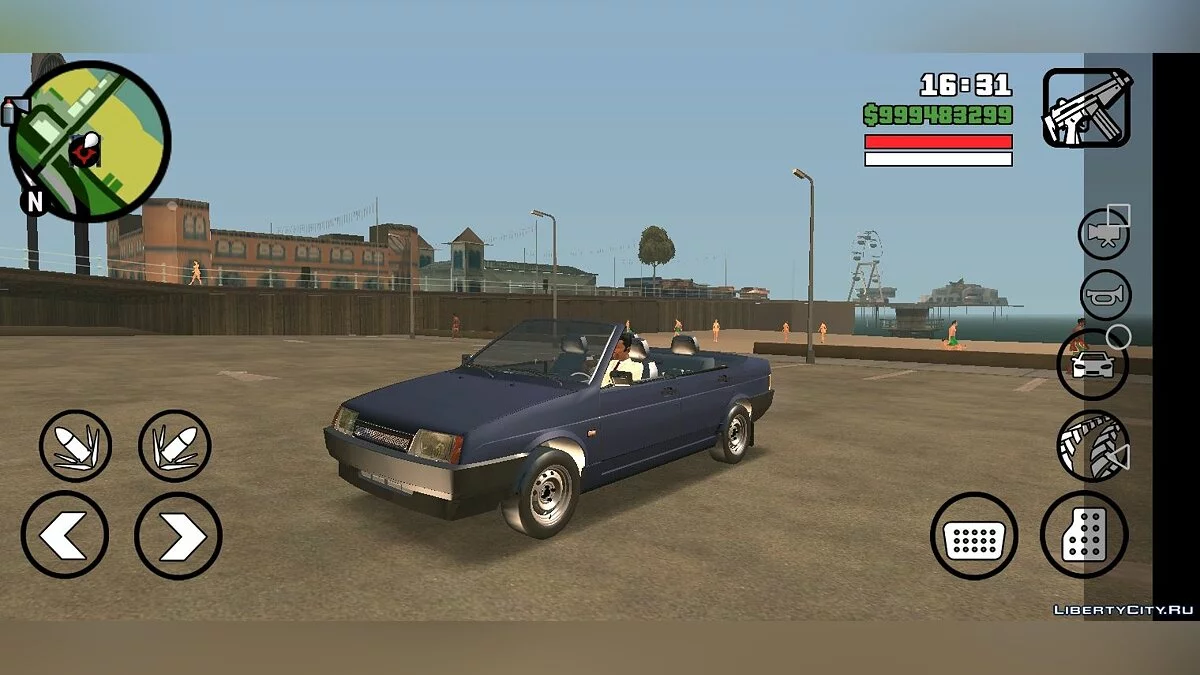 Lada VAZ 21099 Convertible for Mobile / GTA San Andreas (iOS, Android)