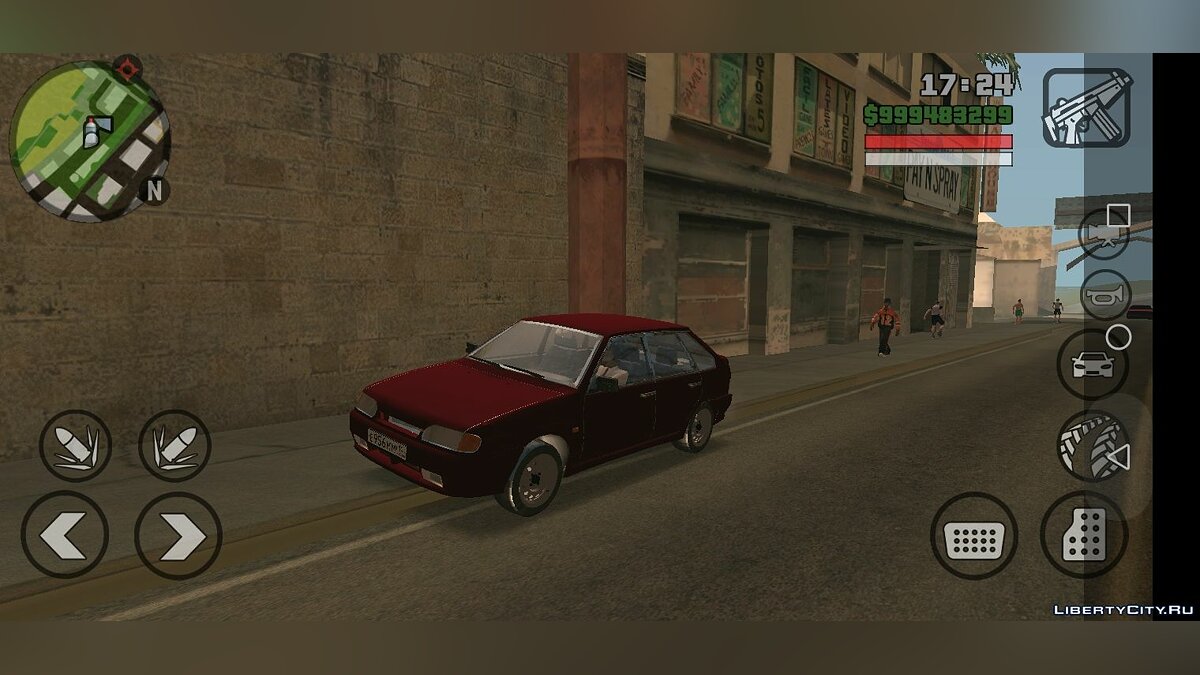 Скачать Lada VAZ-2114 for Mobile для GTA San Andreas (iOS, Android)