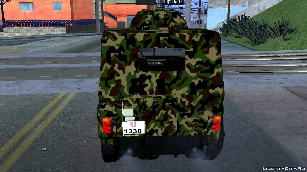 UAZ 469 Military Police Serbia / GTA San Andreas (iOS, Android)